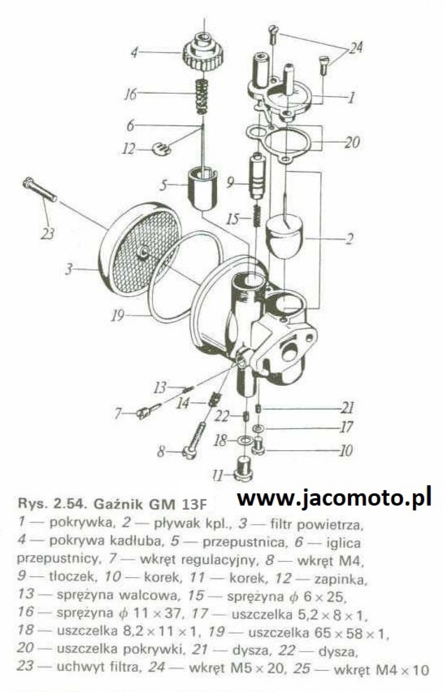 Gaźnik GM13F