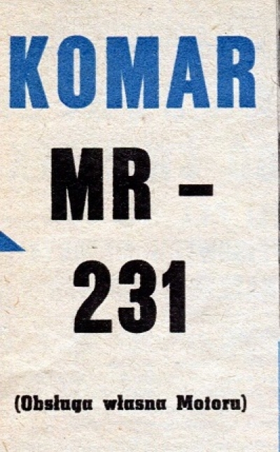 Motor o Komarze 231